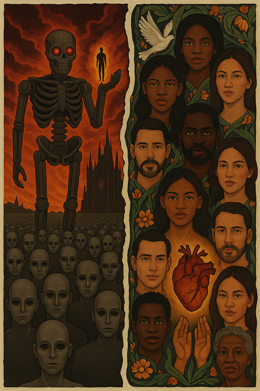 Cover Art for The Heart of Fascism and Antifascism